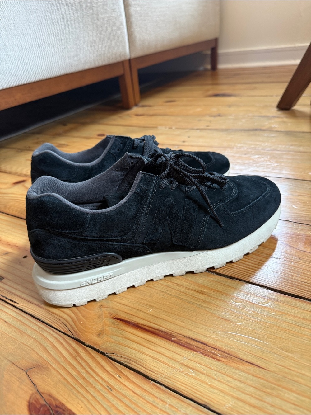 Todd Snyder & New Balance 574 Legacy Sneaker Black Size 12 Mens